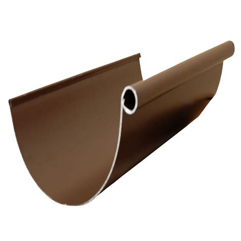 home depot gutters brown|home depot brown downspout.